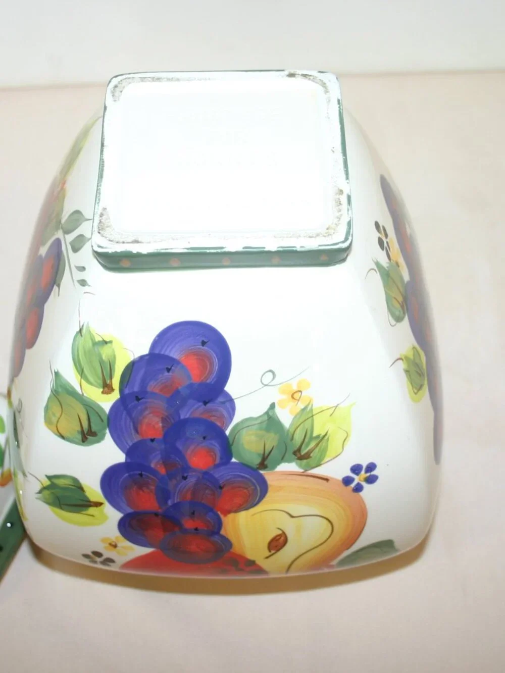 BISCOTTI Large Hand Made for Nonni's Canister Cookie Jar B-326